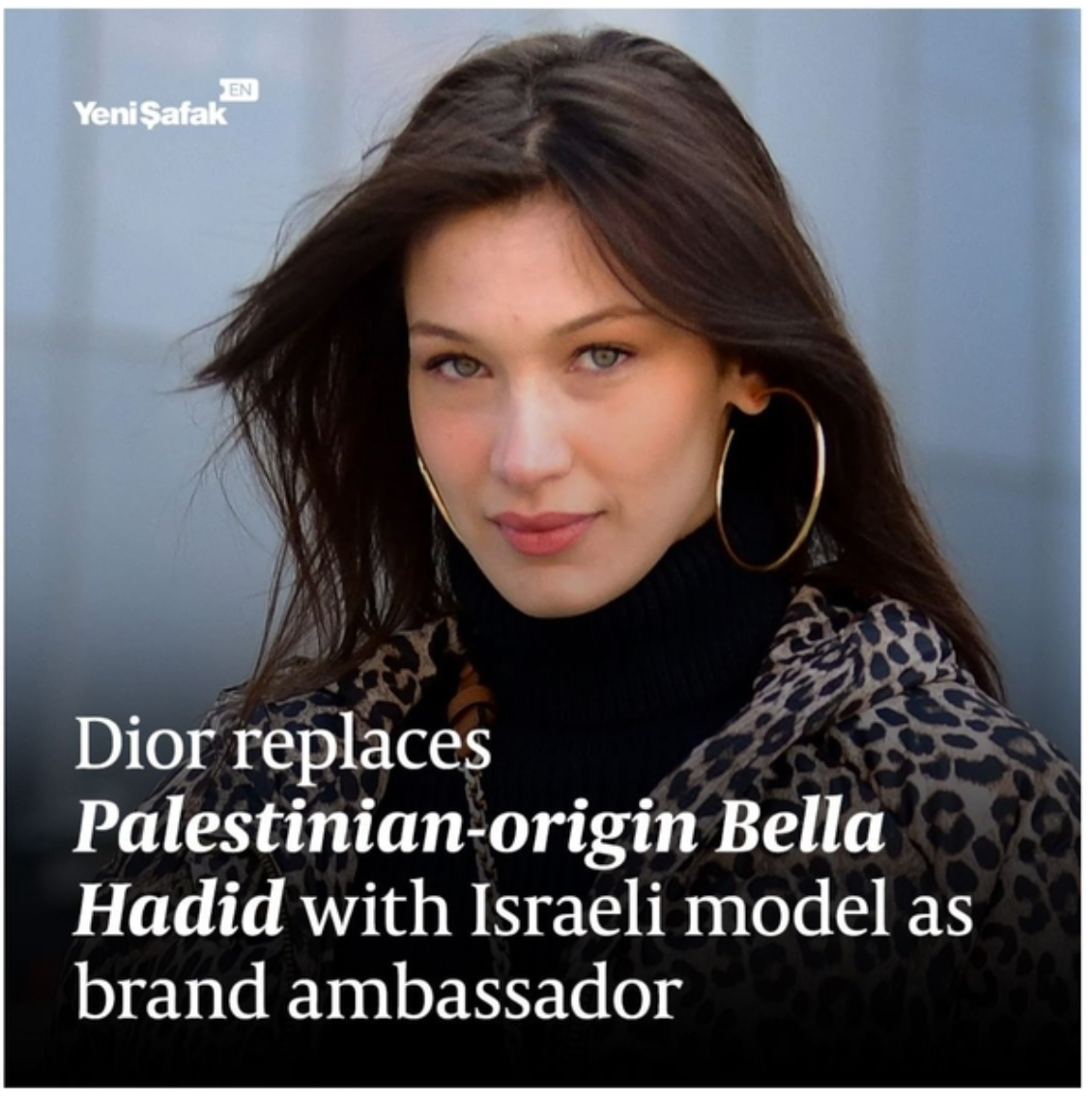 المطالبة بمقاطعة DIOR بعد استبدال عارضة من أصول فلسطينية بعارضة أزياء إسرائيلية المطالبة بمقاطعة DIOR بعد استبدال عارضة من أصول فلسطينية بعارضة أزياء إسرائيلية